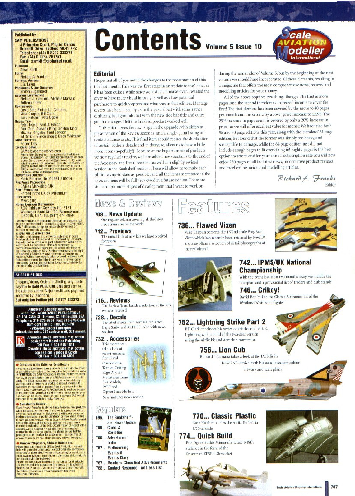 Scale Aviation Modeller International 1999-10